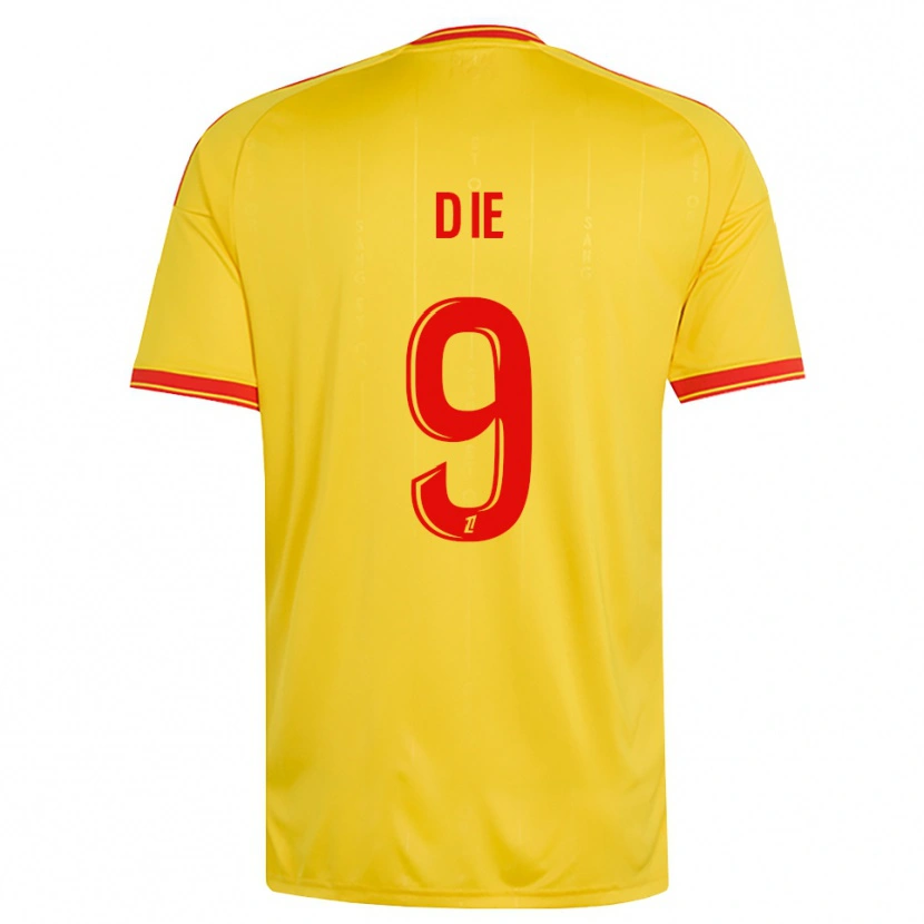 Danxen Kvinder Manassé Die #9 Guld Orange Rød Hjemmebane Spillertrøjer 2026/27 Trøje T-Shirt