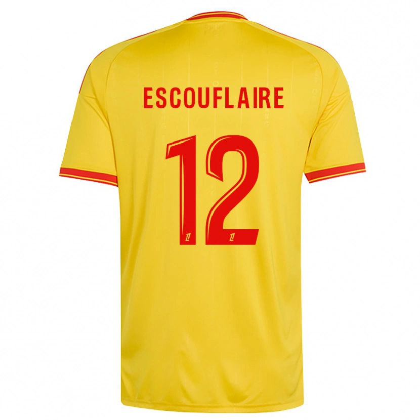 Danxen Kvinder Mattéo Escouflaire #12 Guld Orange Rød Hjemmebane Spillertrøjer 2026/27 Trøje T-Shirt