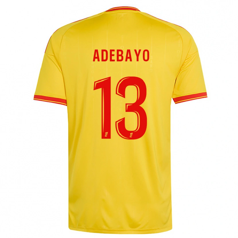 Danxen Kvinder Kamil Adebayo #13 Guld Orange Rød Hjemmebane Spillertrøjer 2026/27 Trøje T-Shirt