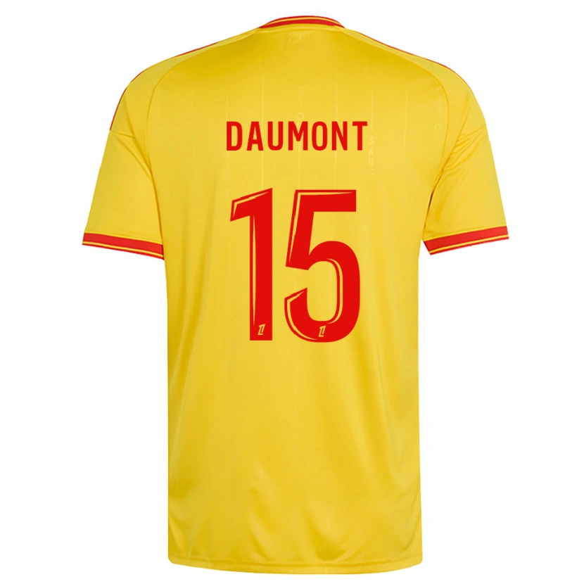 Danxen Kvinder Camille Daumont #15 Guld Orange Rød Hjemmebane Spillertrøjer 2026/27 Trøje T-Shirt