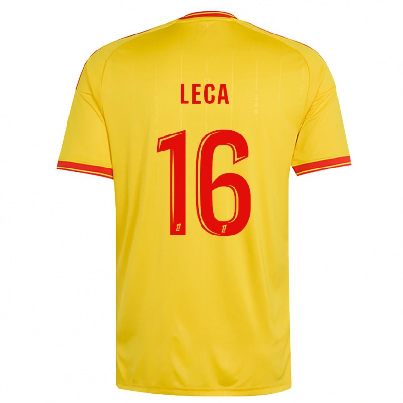 Danxen Kvinder Jean-Louis Leca #16 Guld Orange Rød Hjemmebane Spillertrøjer 2026/27 Trøje T-Shirt