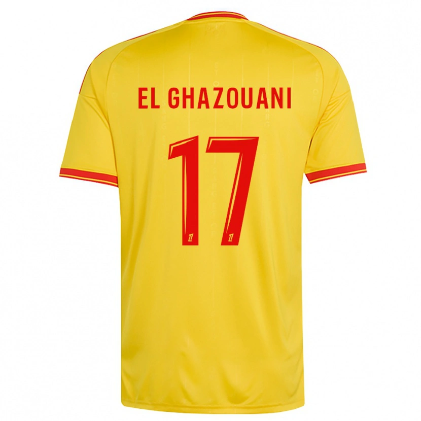 Danxen Kvinder Fatima El Ghazouani #17 Guld Orange Rød Hjemmebane Spillertrøjer 2026/27 Trøje T-Shirt