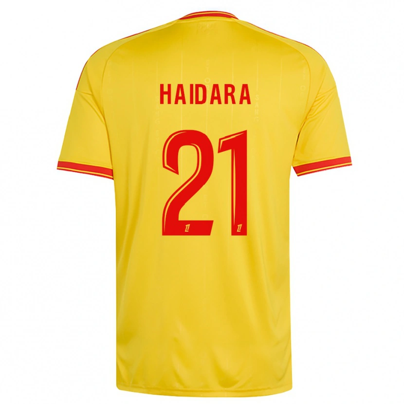 Danxen Kvinder Amadou Haidara #21 Guld Orange Rød Hjemmebane Spillertrøjer 2026/27 Trøje T-Shirt