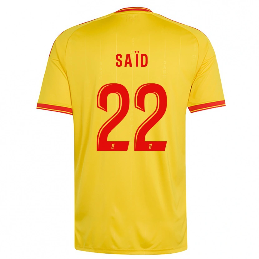 Danxen Kvinder Wesley Saïd #22 Guld Orange Rød Hjemmebane Spillertrøjer 2026/27 Trøje T-Shirt