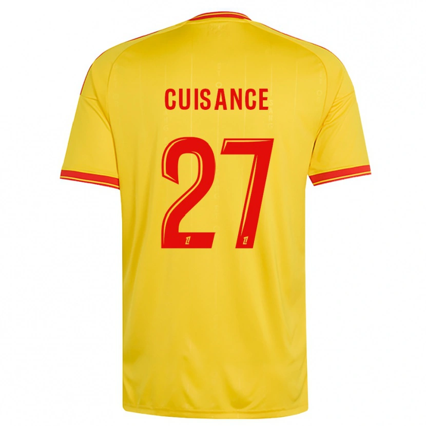 Danxen Kvinder Michaël Cuisance #27 Guld Orange Rød Hjemmebane Spillertrøjer 2026/27 Trøje T-Shirt