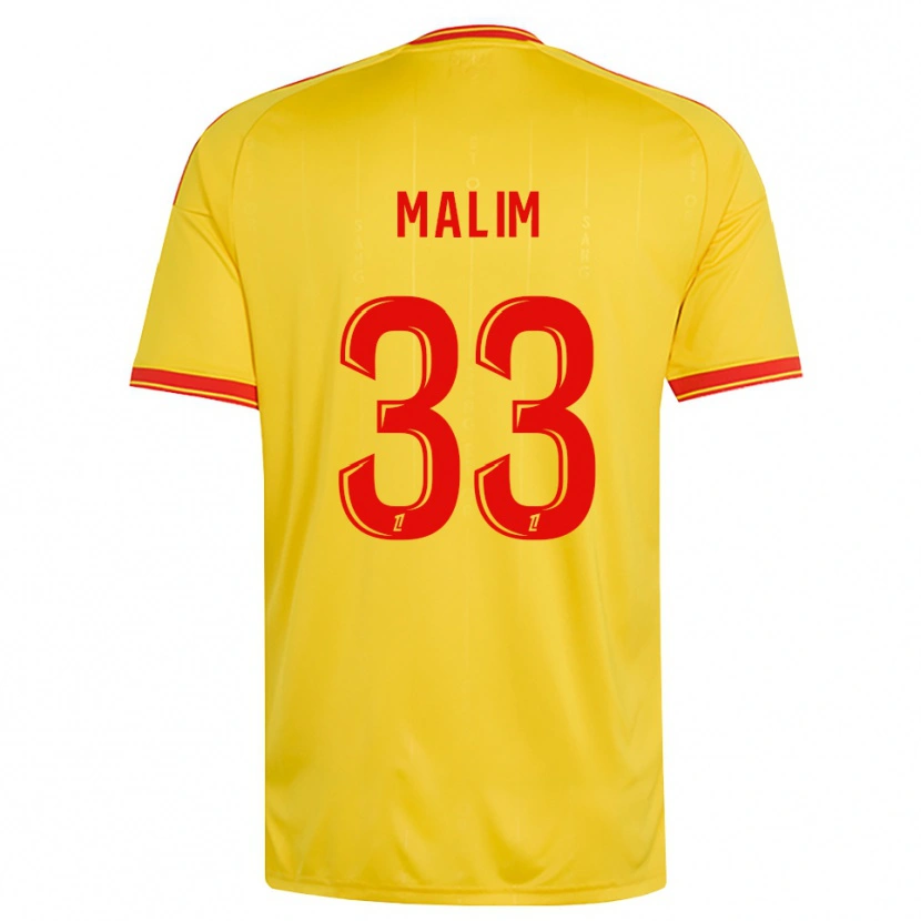 Danxen Kvinder Yasmina Malim #33 Guld Orange Rød Hjemmebane Spillertrøjer 2026/27 Trøje T-Shirt