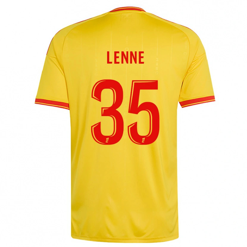 Danxen Kvinder Oscar Lenne #35 Guld Orange Rød Hjemmebane Spillertrøjer 2026/27 Trøje T-Shirt