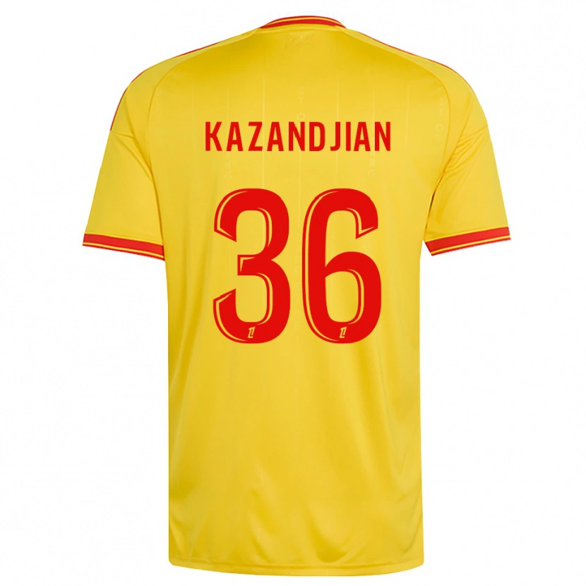 Danxen Kvinder Lara Kazandjian #36 Guld Orange Rød Hjemmebane Spillertrøjer 2026/27 Trøje T-Shirt