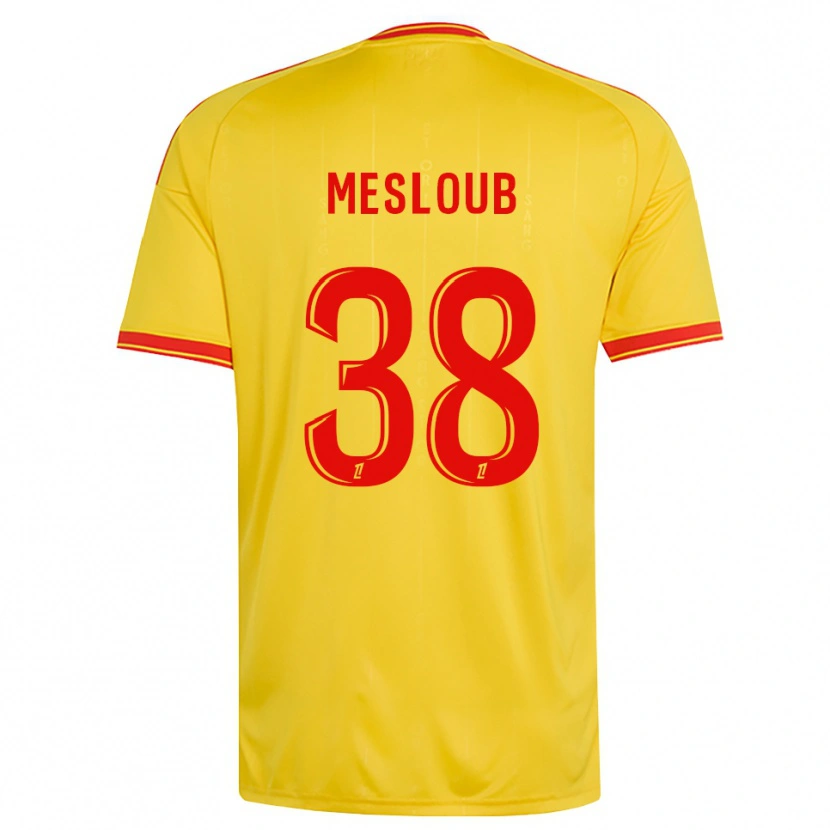 Danxen Kvinder Mezian Mesloub #38 Guld Orange Rød Hjemmebane Spillertrøjer 2026/27 Trøje T-Shirt