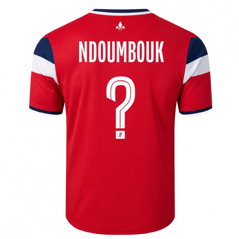 Danxen Kvinder Marlyse Ngo Ndoumbouk #0 Rød Hvid Kongeblå Hjemmebane Spillertrøjer 2026/27 Trøje T-Shirt