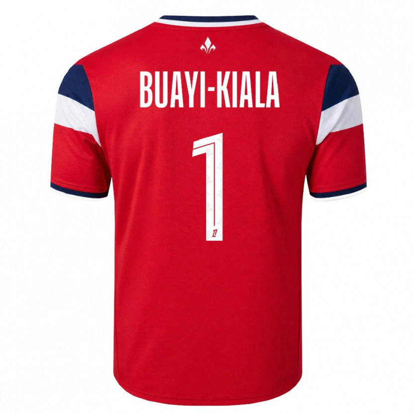 Danxen Kvinder Israël Buayi-Kiala #1 Rød Hvid Kongeblå Hjemmebane Spillertrøjer 2026/27 Trøje T-Shirt