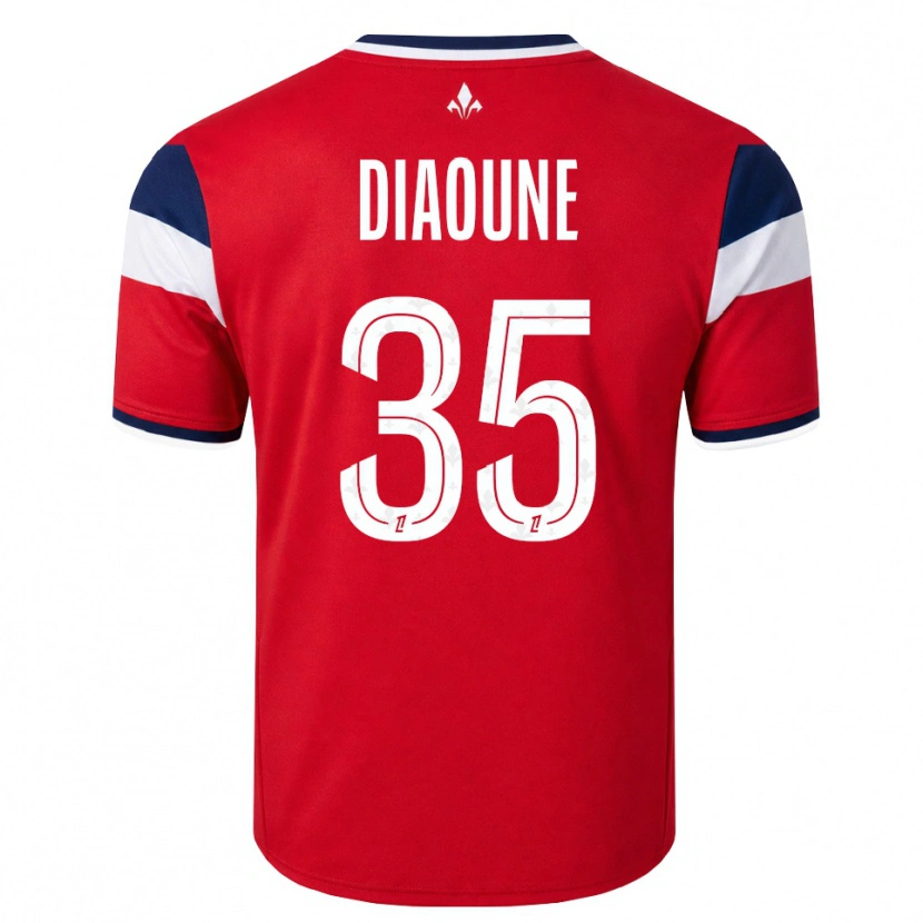 Danxen Kvinder Soriba Diaoune #35 Rød Hvid Kongeblå Hjemmebane Spillertrøjer 2026/27 Trøje T-Shirt