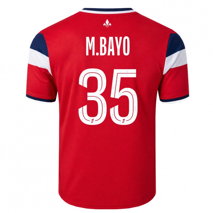 Danxen Kvinder Mohamed Bayo #35 Rød Hvid Kongeblå Hjemmebane Spillertrøjer 2026/27 Trøje T-Shirt