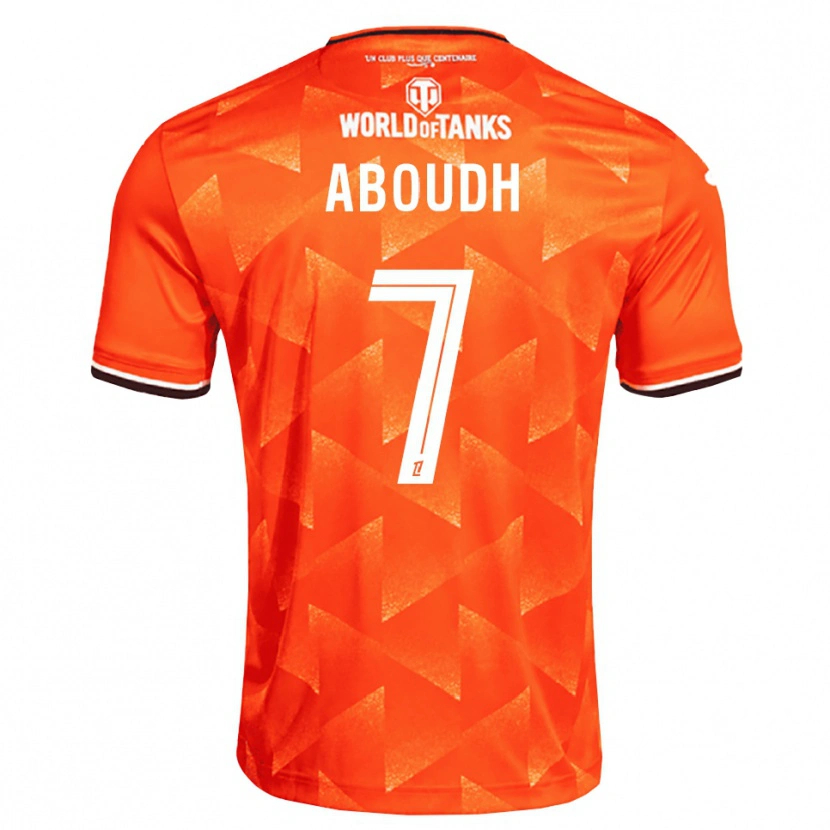 Danxen Kvinder Jules Aboudh #7 Orange Hvid Sort Hjemmebane Spillertrøjer 2026/27 Trøje T-Shirt