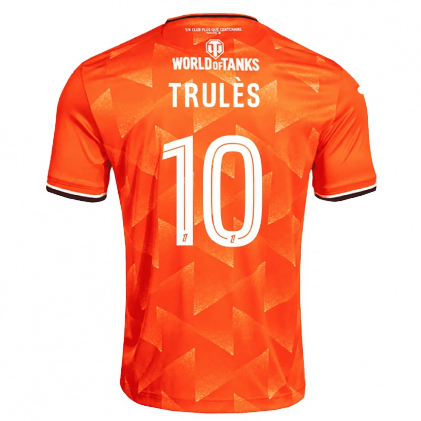 Danxen Kvinder Rayann Trulès #10 Orange Hvid Sort Hjemmebane Spillertrøjer 2026/27 Trøje T-Shirt