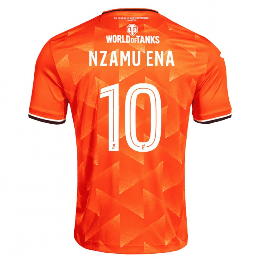 Danxen Kvinder Arcial Nzamu Ena #10 Orange Hvid Sort Hjemmebane Spillertrøjer 2026/27 Trøje T-Shirt