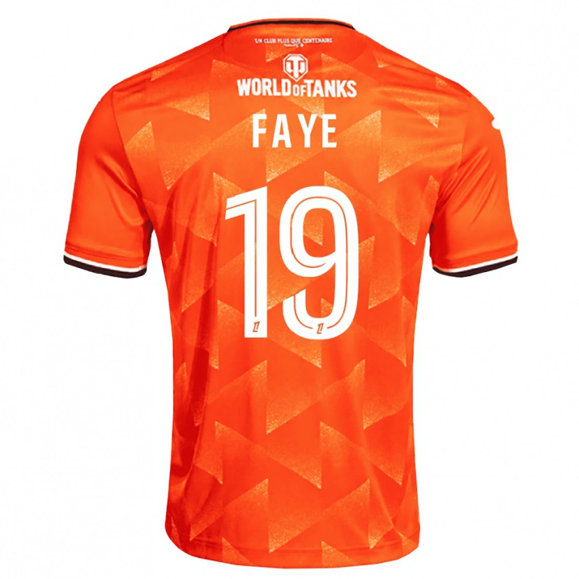Danxen Kvinder Souleymane Faye #19 Orange Hvid Sort Hjemmebane Spillertrøjer 2026/27 Trøje T-Shirt