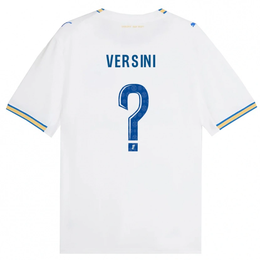 Danxen Kvinder Santiago Versini #0 Dodgerblå Hvid Hjemmebane Spillertrøjer 2026/27 Trøje T-Shirt