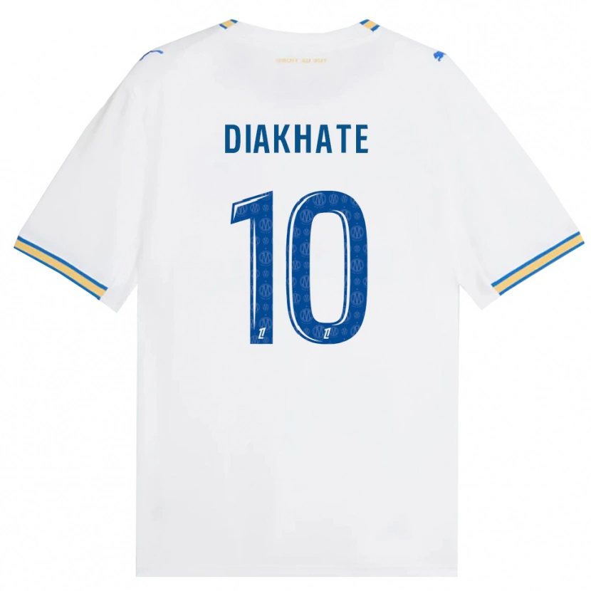 Danxen Kvinder Ndeye Awa Diakhaté #10 Dodgerblå Hvid Hjemmebane Spillertrøjer 2026/27 Trøje T-Shirt