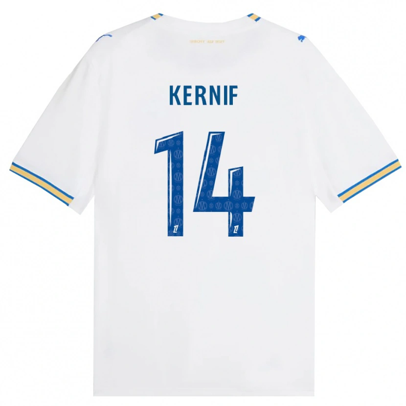 Danxen Kvinder Amir Kernif #14 Dodgerblå Hvid Hjemmebane Spillertrøjer 2026/27 Trøje T-Shirt