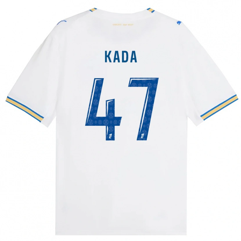 Danxen Kvinder Joakim Kada #47 Dodgerblå Hvid Hjemmebane Spillertrøjer 2026/27 Trøje T-Shirt