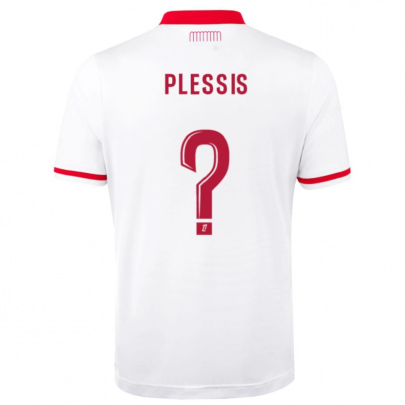 Danxen Kvinder Mathys Plessis #0 Rød Hvid Hjemmebane Spillertrøjer 2026/27 Trøje T-Shirt