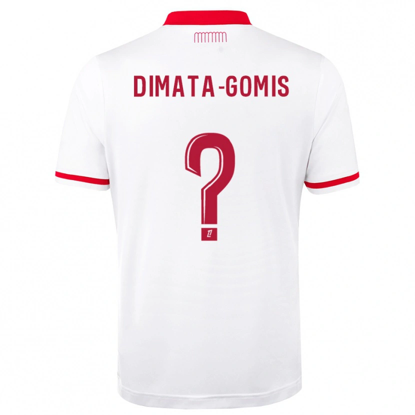 Danxen Kvinder Kamron Dimata-Gomis #0 Rød Hvid Hjemmebane Spillertrøjer 2026/27 Trøje T-Shirt
