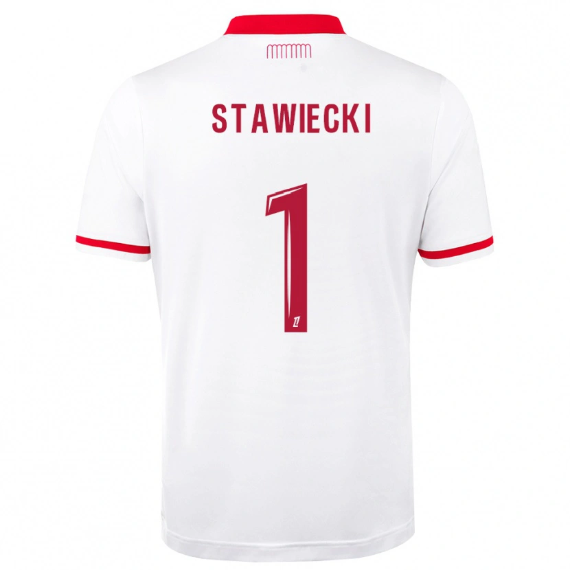 Danxen Kvinder Jules Stawiecki #1 Rød Hvid Hjemmebane Spillertrøjer 2026/27 Trøje T-Shirt