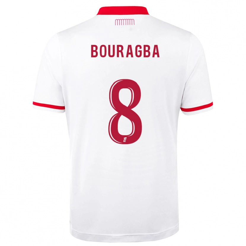 Danxen Kvinder Ouanis Bouragba #8 Rød Hvid Hjemmebane Spillertrøjer 2026/27 Trøje T-Shirt
