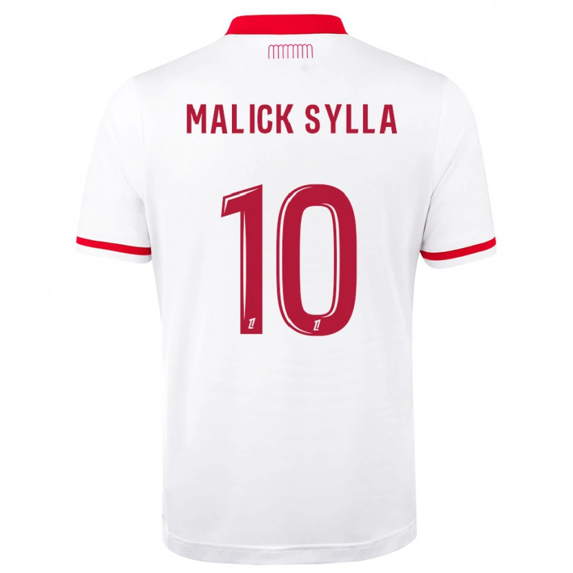 Danxen Kvinder Malick Sylla #10 Rød Hvid Hjemmebane Spillertrøjer 2026/27 Trøje T-Shirt