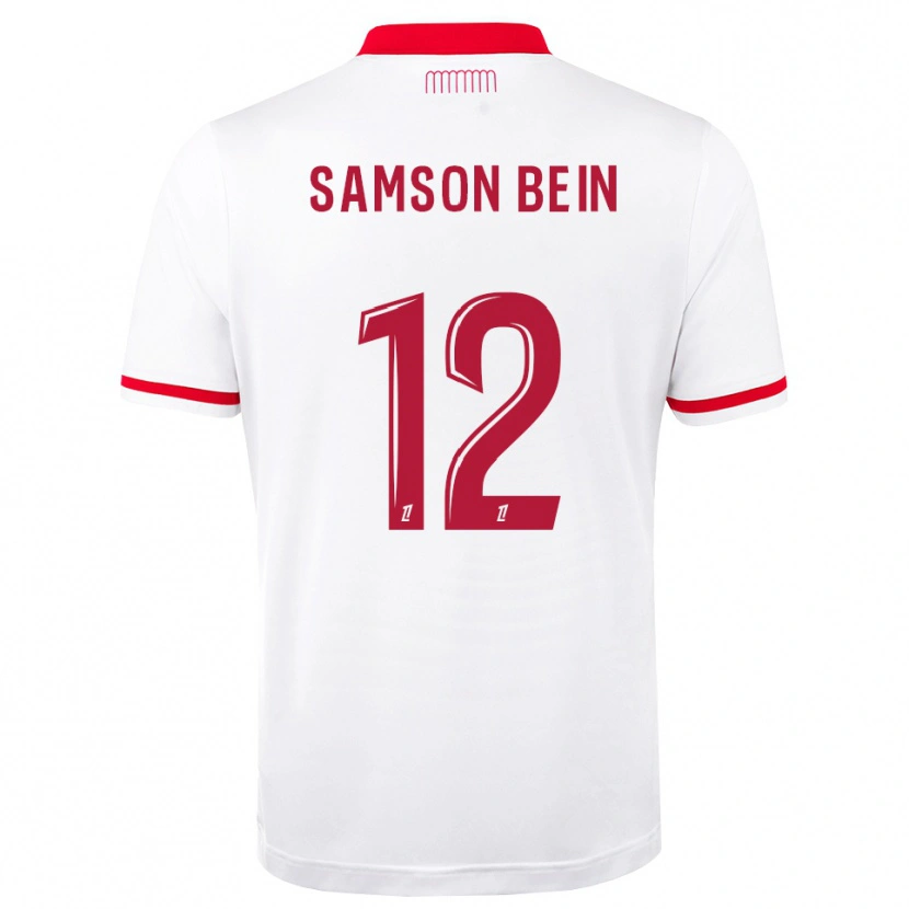 Danxen Kvinder Sirak Bein #12 Rød Hvid Hjemmebane Spillertrøjer 2026/27 Trøje T-Shirt