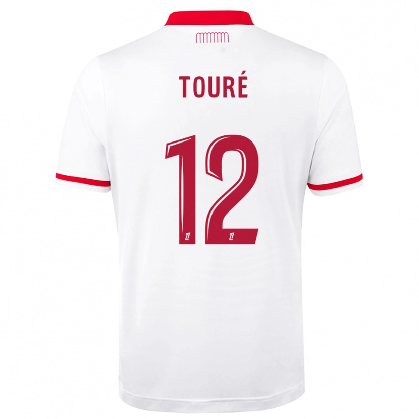 Danxen Kvinder Ilane Touré #12 Rød Hvid Hjemmebane Spillertrøjer 2026/27 Trøje T-Shirt