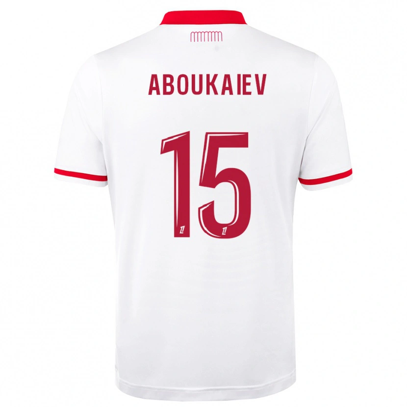 Danxen Kvinder Bekkhan Aboukaiev #15 Rød Hvid Hjemmebane Spillertrøjer 2026/27 Trøje T-Shirt