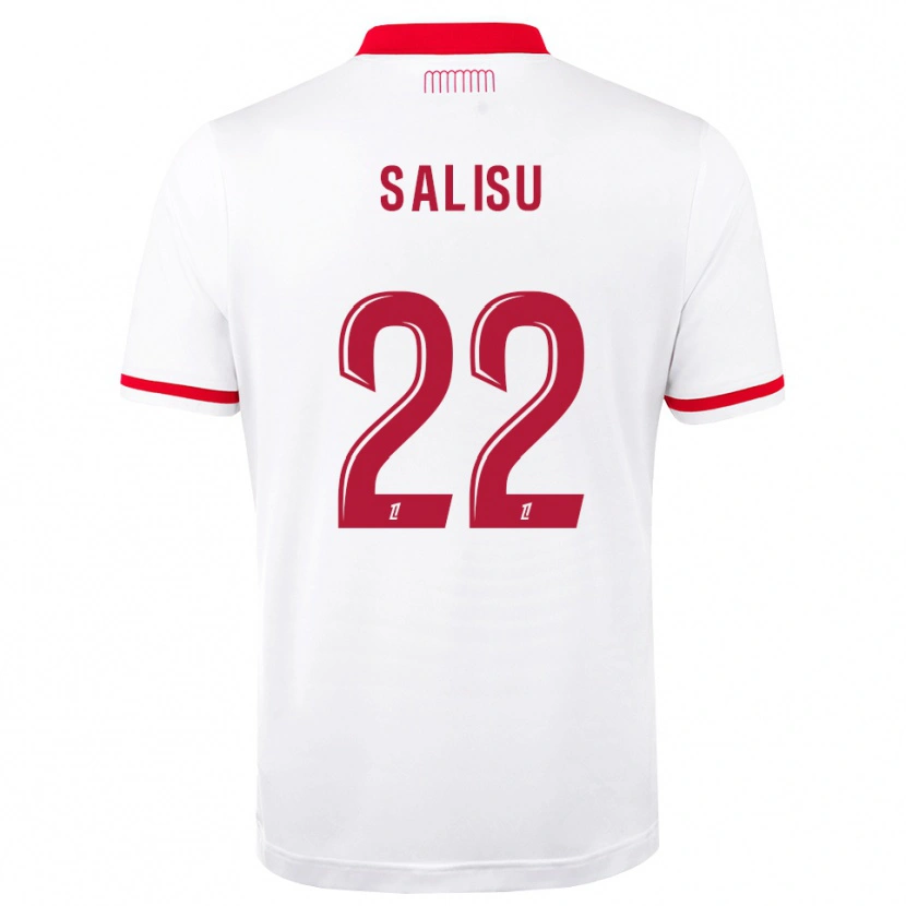 Danxen Kvinder Mohammed Salisu #22 Rød Hvid Hjemmebane Spillertrøjer 2026/27 Trøje T-Shirt