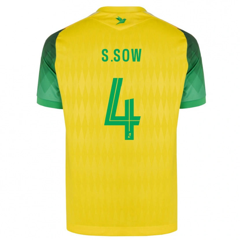 Danxen Kvinder Saïdou Sow #4 Gul Grøn Rød Hjemmebane Spillertrøjer 2026/27 Trøje T-Shirt