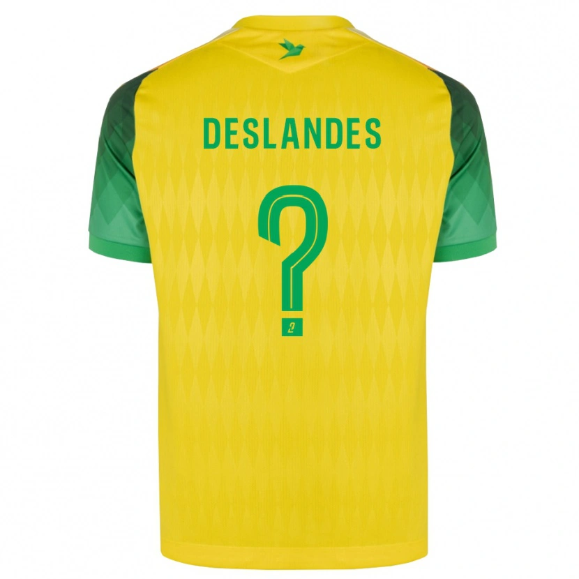 Danxen Kvinder Louness Deslandes #0 Gul Grøn Rød Hjemmebane Spillertrøjer 2026/27 Trøje T-Shirt