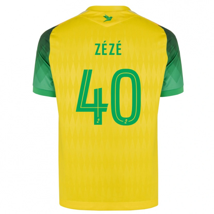 Danxen Kvinder Yanel Zézé #40 Gul Grøn Rød Hjemmebane Spillertrøjer 2026/27 Trøje T-Shirt