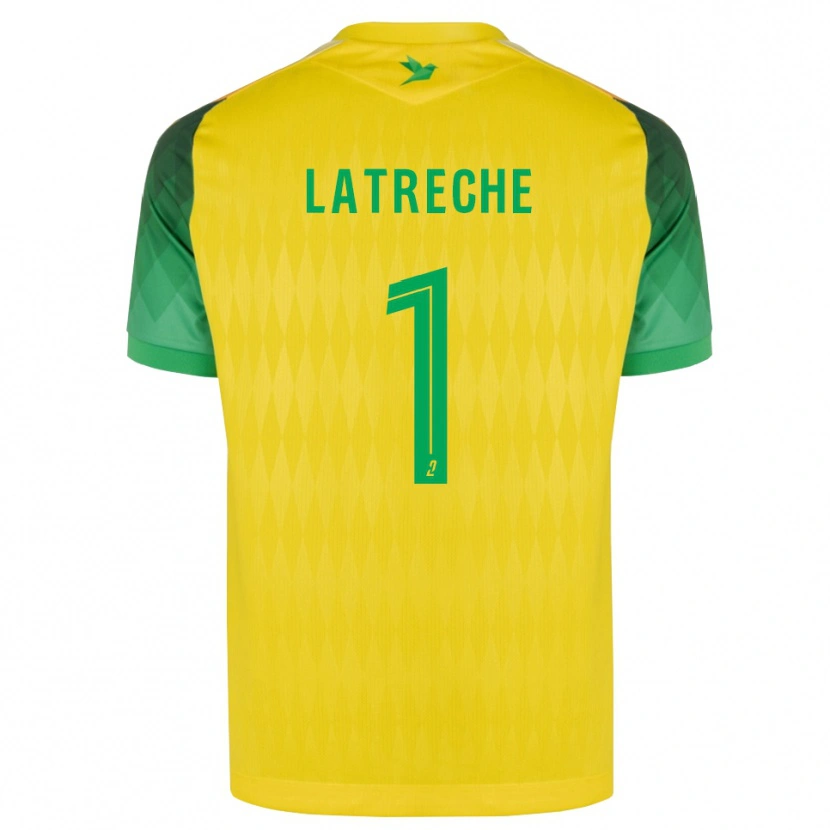 Danxen Kvinder Yanis Latreche #1 Gul Grøn Rød Hjemmebane Spillertrøjer 2026/27 Trøje T-Shirt
