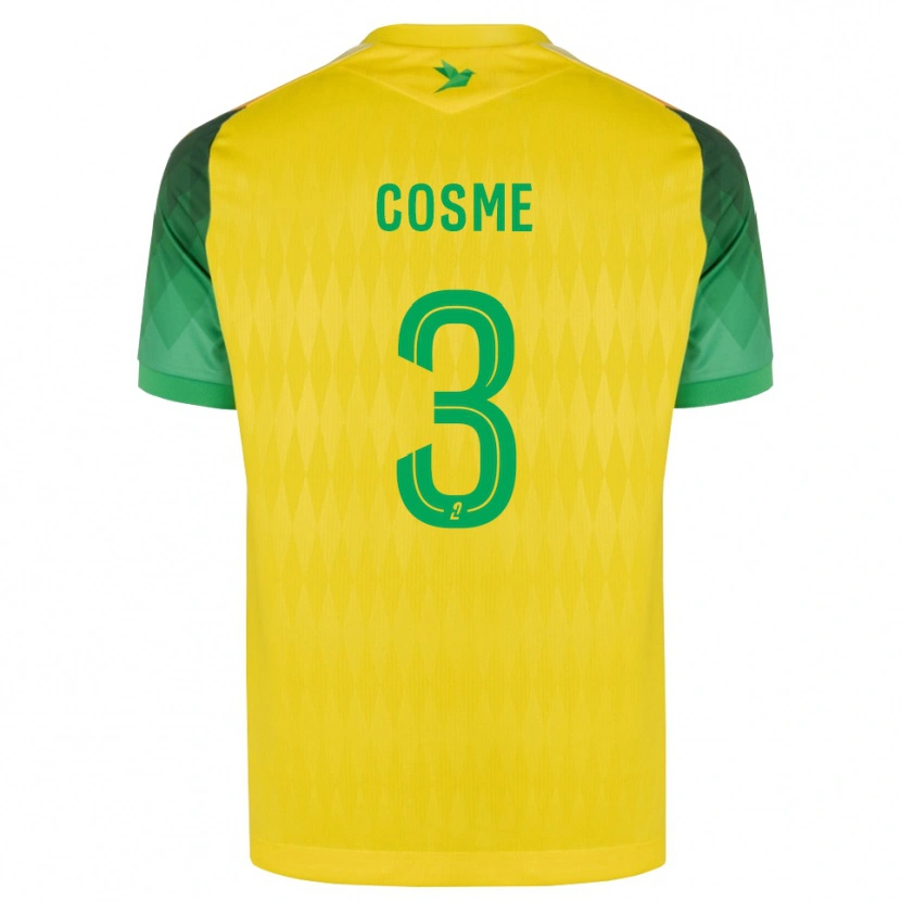 Danxen Kvinder Caitlin Cosme #3 Gul Grøn Rød Hjemmebane Spillertrøjer 2026/27 Trøje T-Shirt