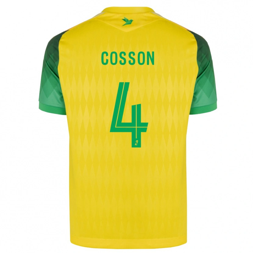 Danxen Kvinder Maureen Cosson #4 Gul Grøn Rød Hjemmebane Spillertrøjer 2026/27 Trøje T-Shirt