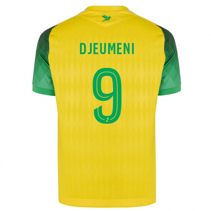 Danxen Kvinder Kevy Djeumeni #9 Gul Grøn Rød Hjemmebane Spillertrøjer 2026/27 Trøje T-Shirt