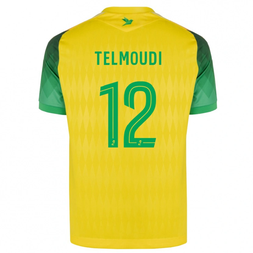 Danxen Kvinder Naïm Telmoudi #12 Gul Grøn Rød Hjemmebane Spillertrøjer 2026/27 Trøje T-Shirt