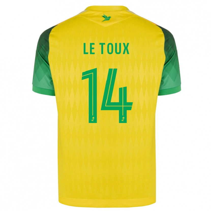 Danxen Kvinder Many Le Toux #14 Gul Grøn Rød Hjemmebane Spillertrøjer 2026/27 Trøje T-Shirt