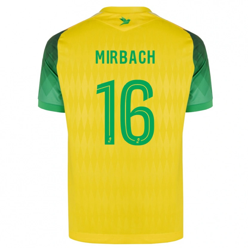 Danxen Kvinder Alexis Mirbach #16 Gul Grøn Rød Hjemmebane Spillertrøjer 2026/27 Trøje T-Shirt