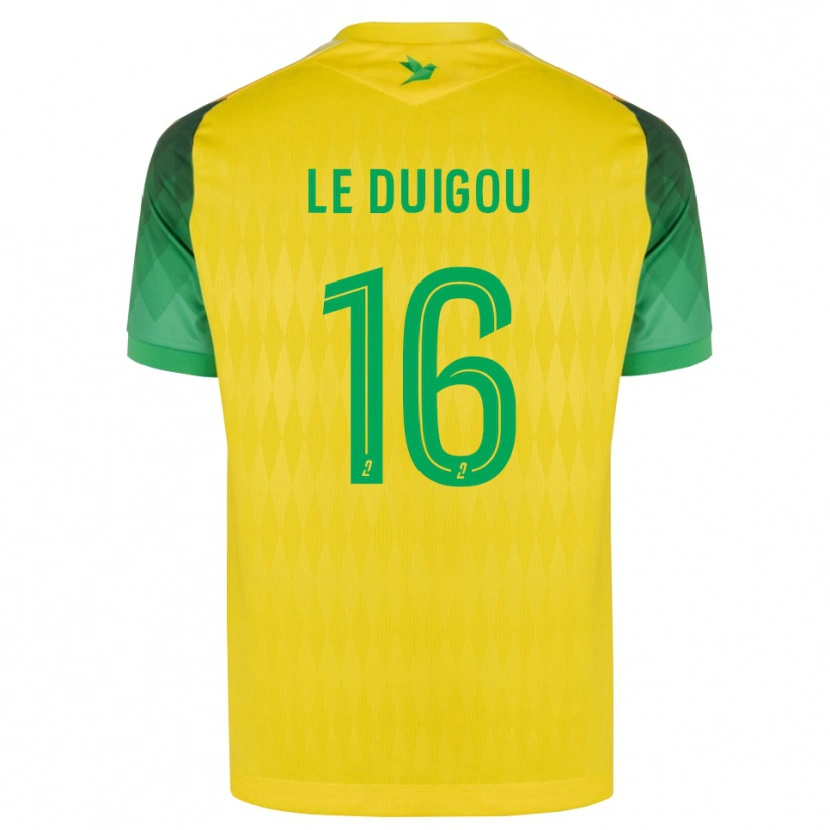 Danxen Kvinder Daniel Le Duigou #16 Gul Grøn Rød Hjemmebane Spillertrøjer 2026/27 Trøje T-Shirt