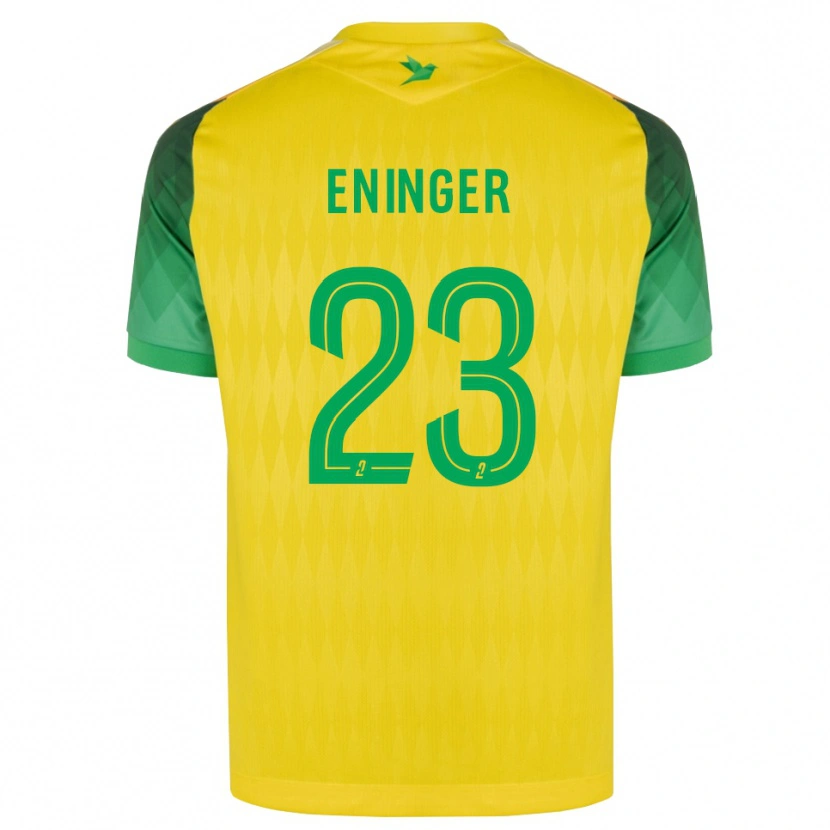 Danxen Kvinder Thelma Eninger #23 Gul Grøn Rød Hjemmebane Spillertrøjer 2026/27 Trøje T-Shirt