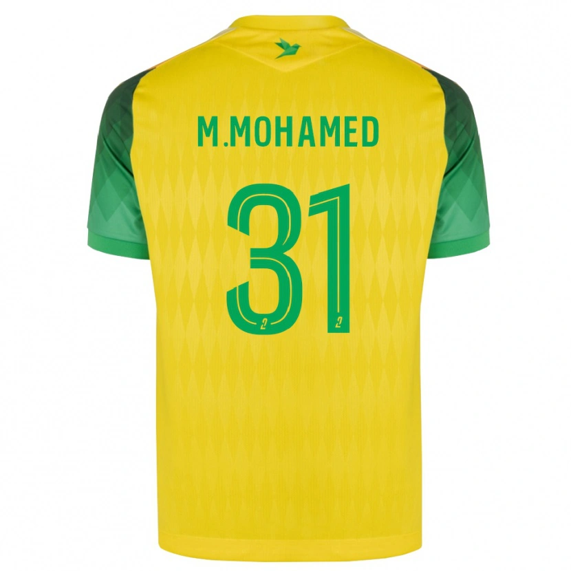 Danxen Kvinder Mostafa Mohamed #31 Gul Grøn Rød Hjemmebane Spillertrøjer 2026/27 Trøje T-Shirt