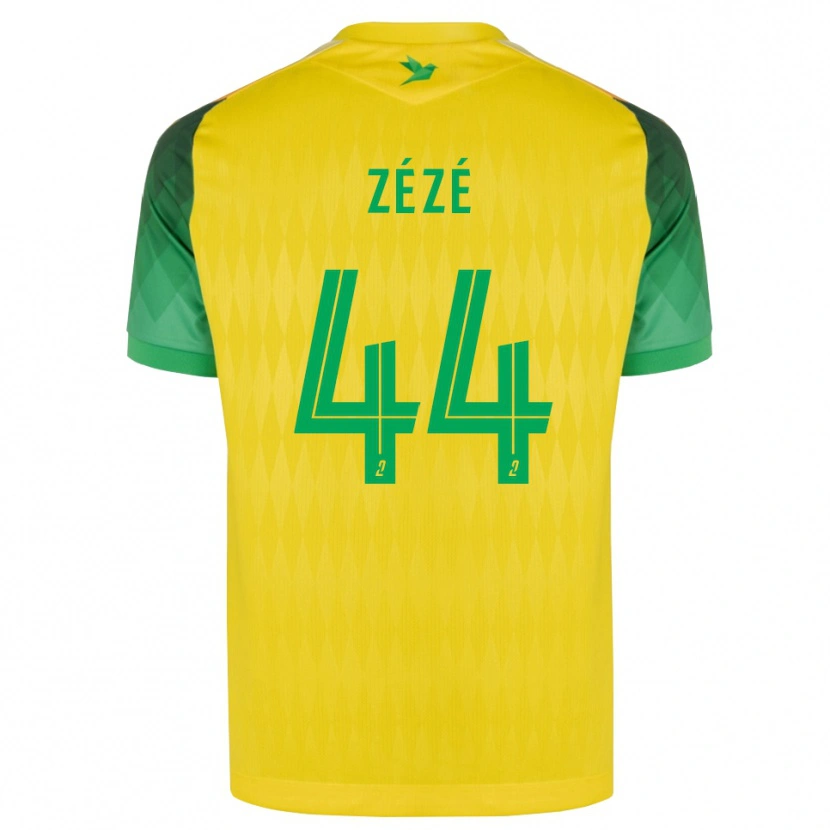 Danxen Kvinder Nathan Zézé #44 Gul Grøn Rød Hjemmebane Spillertrøjer 2026/27 Trøje T-Shirt