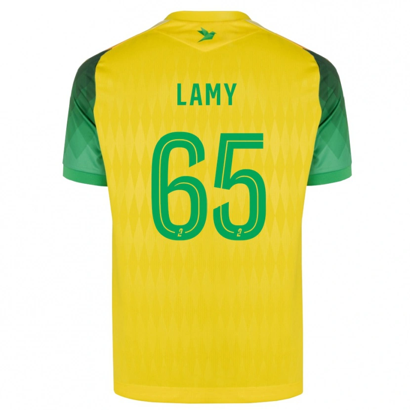Danxen Kvinder Hugo Lamy #65 Gul Grøn Rød Hjemmebane Spillertrøjer 2026/27 Trøje T-Shirt