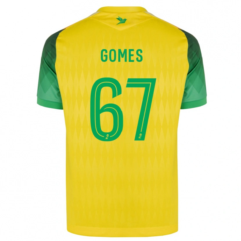 Danxen Kvinder Malang Gomes #67 Gul Grøn Rød Hjemmebane Spillertrøjer 2026/27 Trøje T-Shirt